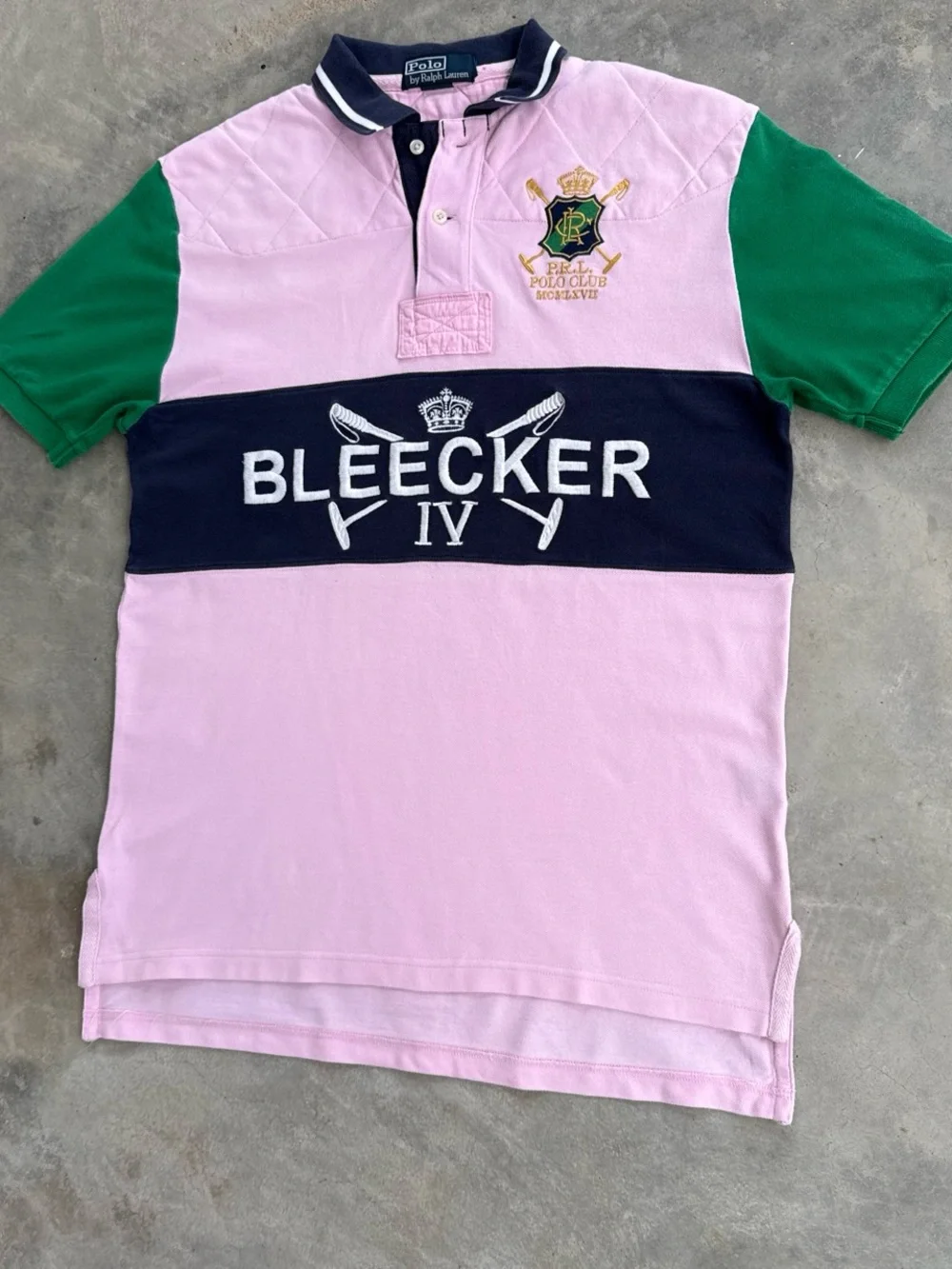 Polo Ralph Lauren Bleecker IV Polo Club Colorblock Rugby Shirt